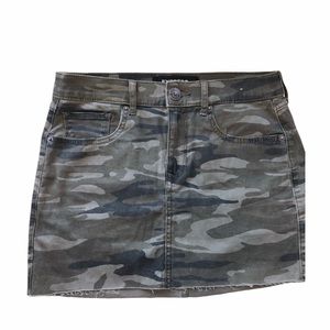 Camouflage Mini Skirt